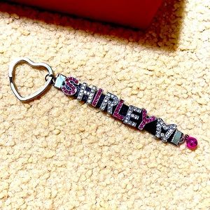 🖤💕SHIRLEY crystal keychain